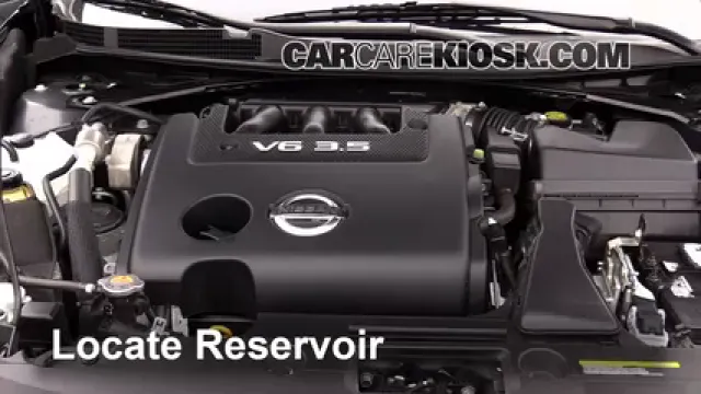 2016 Nissan Altima SL 3.5L V6 Líquido limpiaparabrisas Agregar líquido